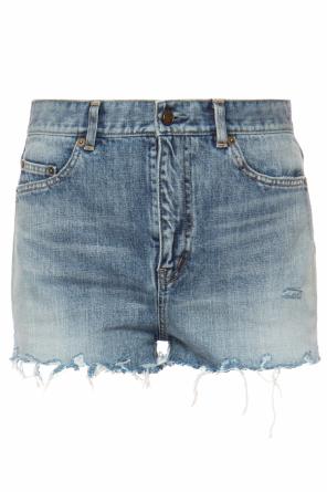 Denim shorts with hole, zdjęcie 1 Denim shorts with hole od Saint Laurent